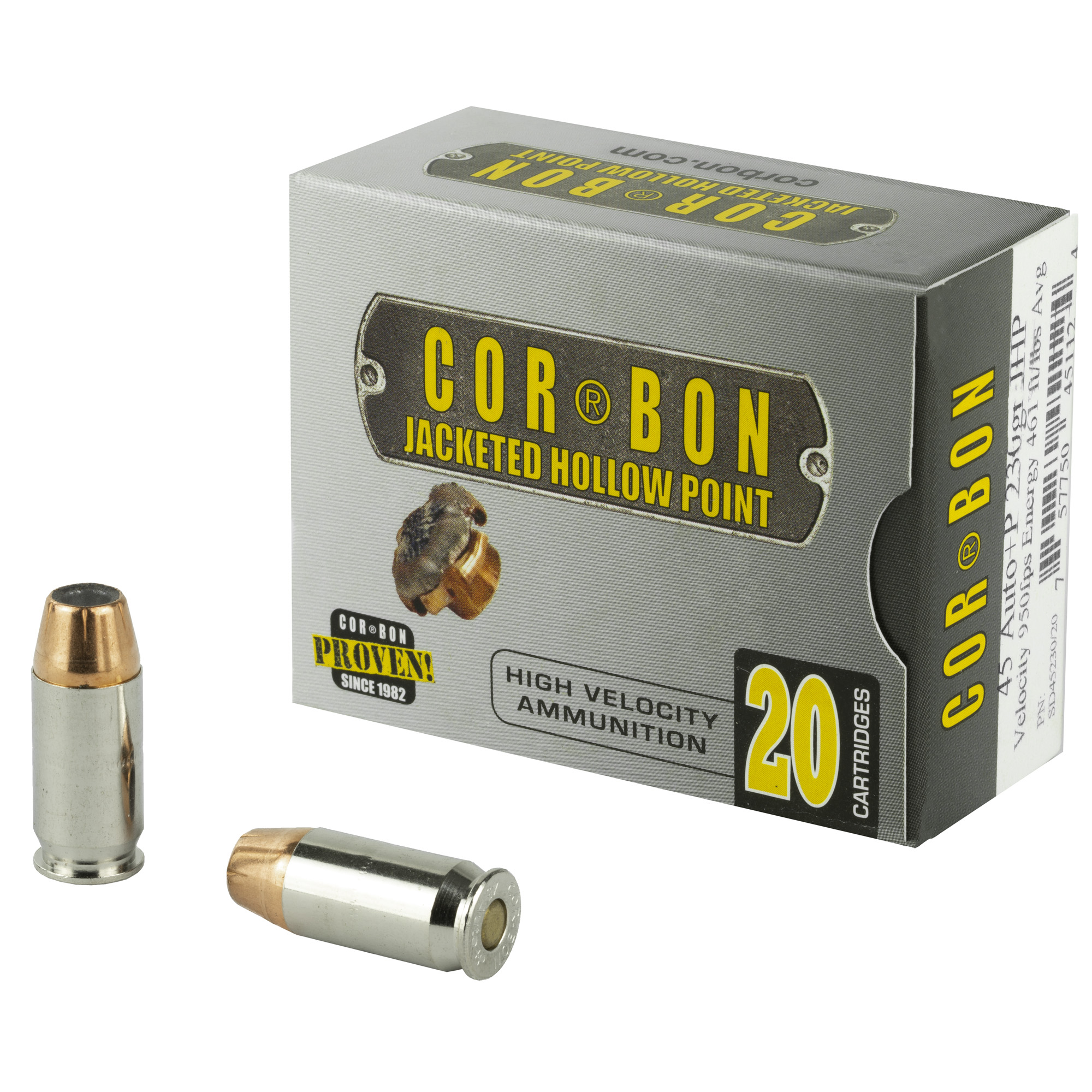 cor-bon .45 ACP 230gr – 20rd
