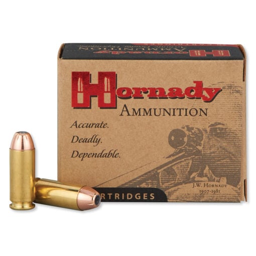 AR15 Discounts Hornady 9126 Custom 10mm Auto 180 gr 1275 fps Hornady XTP Hollow Point (XTPHP) Handgun Ammo - 20 Rounds - $31.99 at AR15 Discounts