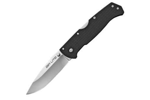 AR15 Discounts Air Lite Drop Point Folding Knife Drop Point 8In Ova 3 1/2In Blde - Black - $79.99 at AR15 Discounts