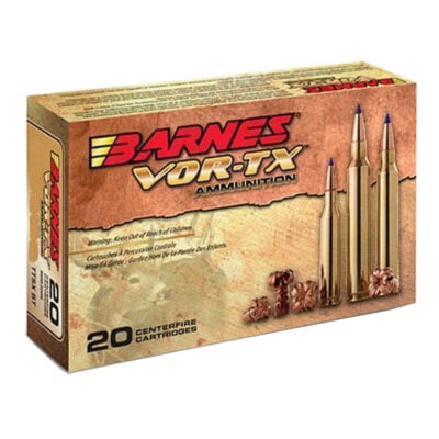 Barnes 21529 VOR-TX 7mm Rem Mag 160 gr 2950 fps TSX Boat-Tail Rifle Ammo - 20 Rounds