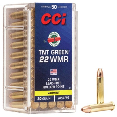 CCI .22 WMR 30gr TNT Green HP Ammo Rimfire Ammo - 2000 Rounds
