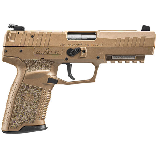 FN 66101277 FiveseveN MRD 48 57x28mm 10Rd Full Size SemiAuto Pistol  FDE