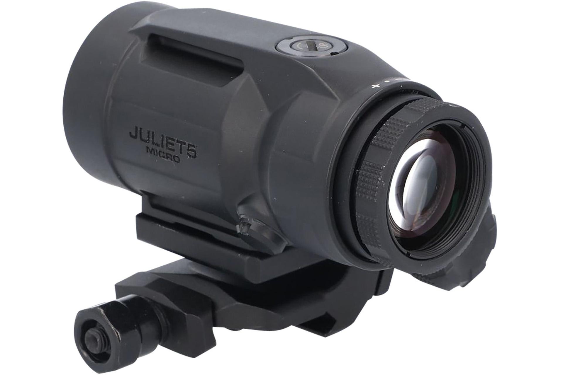 SIG Sauer Juliet5-Micro Magnifier 5X24Mm Push-Button Mount With Spacers Black