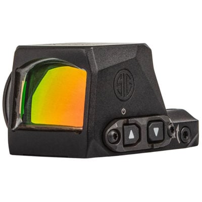 SIG Sauer Romeo-X Minature Reflex Sight 2 Moa Circle Dot Black  Compact Rmsc Footprint (P365)