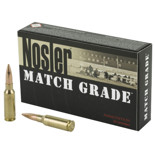 NOSLER Custom Competition 6.5 Grendel 123 Grain Rifle Ammunition Rifle Ammo - 20 Rounds - 