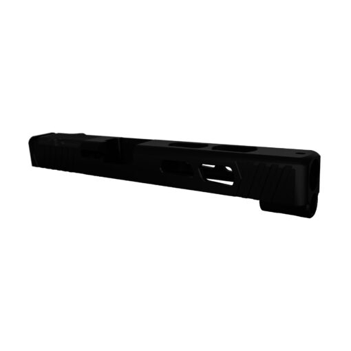 Rival Arms Match Grade Upgrade Slide For Glock 34 Gen 3 RMR Cut Ready Front and Rear Serrations Satin Black Quench-Polish-Quench (QPQ) Finish