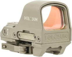 Holosun HS510C 1x Open Reflex Sight, Green 2 MOA dot 65 MOA Circle Reticle, Flat Dark Earth, HS510C-FDE-G