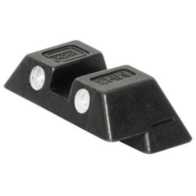Glock Glock, OEM Night Sight, 6.5mm, Fits All Glocks Except 42/43, Green Dot, Fixed, Rear Only