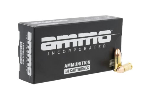 AMMO INC Signature 9mm 124Gr TMC Ammo Handgun Ammo - 50 Rounds