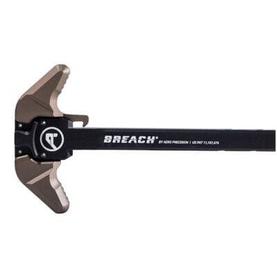 Aero Precision Aero Precision AR-10 Breach Ambi Charging Handle w/ Large Lever - Black/Kodiak Brown