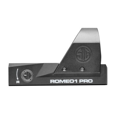 Sig Sauer Electro-Optics SOR1P100 Romeo1Pro Black 1x30mm 3 MOA Red Dot Reticle Illuminated