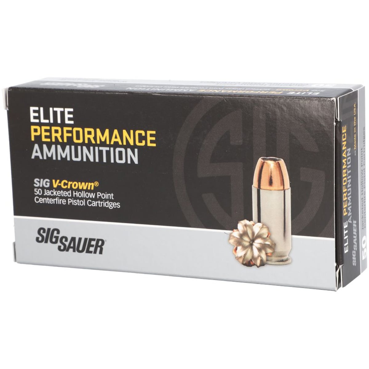 Sig Sauer .40 S&W 165gr V-CROWN – 500rd