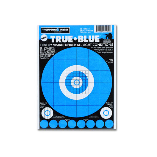 Thompson True Blue 6"x9" Adhesive Peel & Stick Targets - 10 Pack - 
