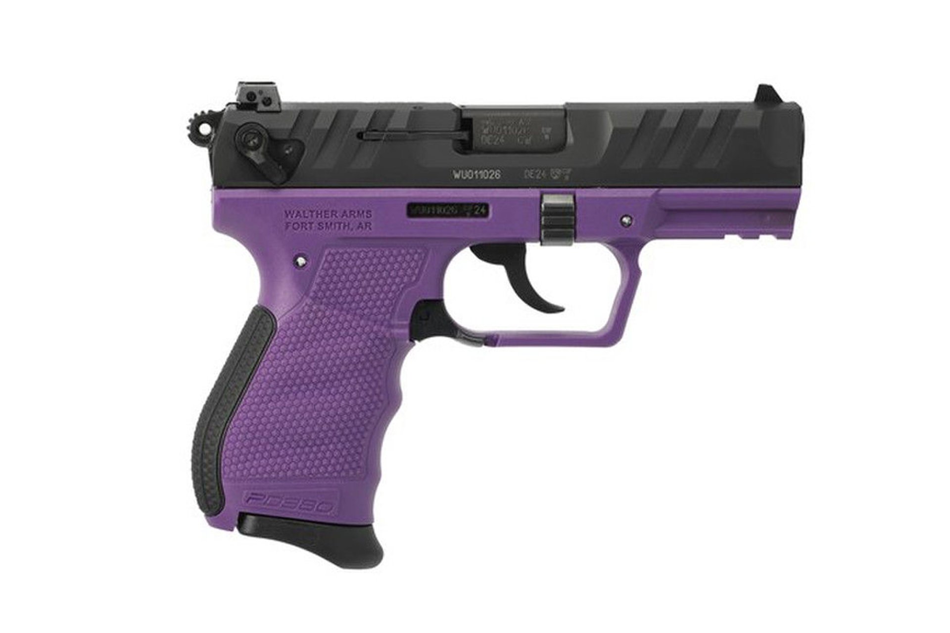 Walther PD380 .380 ACP 3.7" 9RD Pistol - Purple