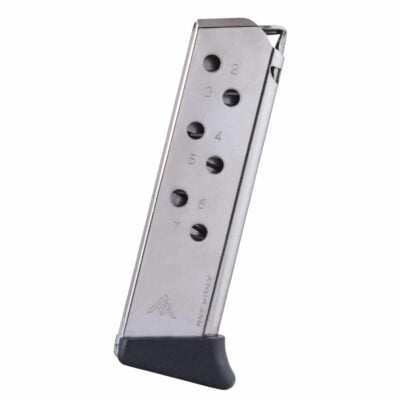 Walther PPK/S .380 ACP Magazine w/ Finger Rest  - 7rd - Nickel