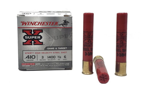 Winchester Super X Xpert High Velocity 410 Gauge Ammo 3" 3/8 oz #6 Shot Shotgun Ammo - 25 Rounds - AR15 Discounts