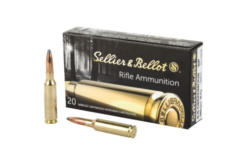 Sellier & Bellot Rifle 6.5 Creedmoor 140 Grain Soft Point Rifle Ammo - 500 Rounds - AR15 Discounts