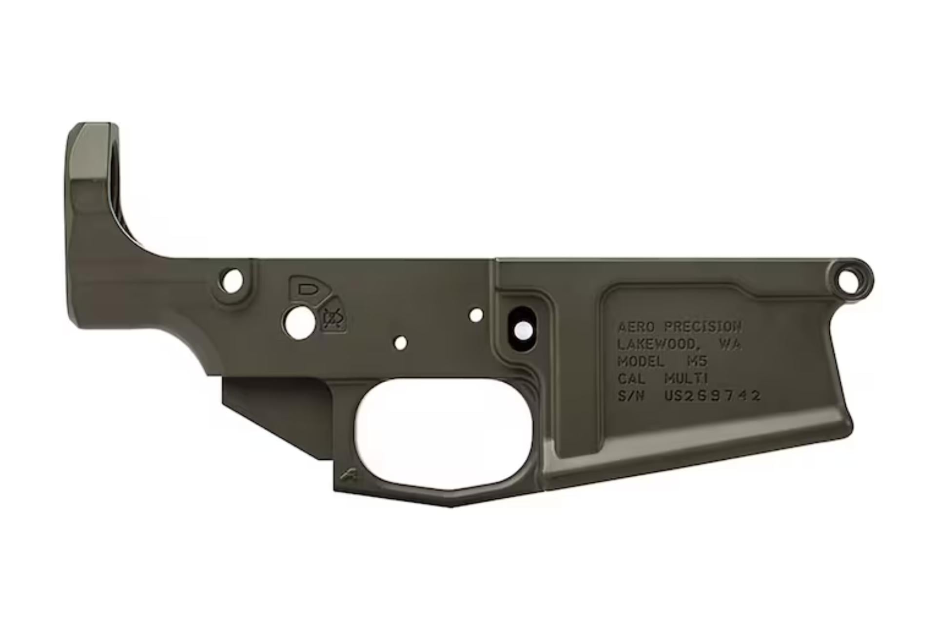 Aero Precision M5 Stripped Lower Receiver - ODG Anodized - BLEM