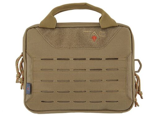 Allen Tac Six Crew Tactical Double Pistol Case - Coyote
