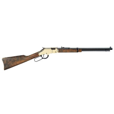 Henry Repeating Arms, Golden Boy, Lever Action, 17HMR, 20" Barrel, Brass Receiver, Walnut Stock, Adjustable Sights