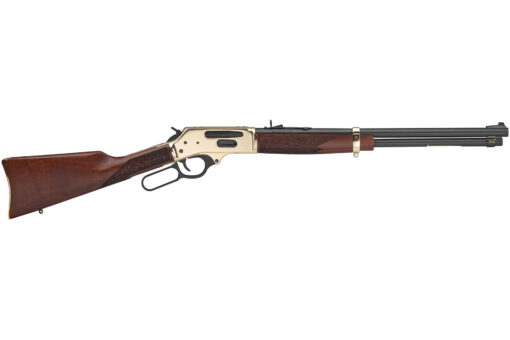 Henry H0243030 Side Gate Lever 3030 Win 51 20 American Walnut Polished Brass LeverAction Rifle
