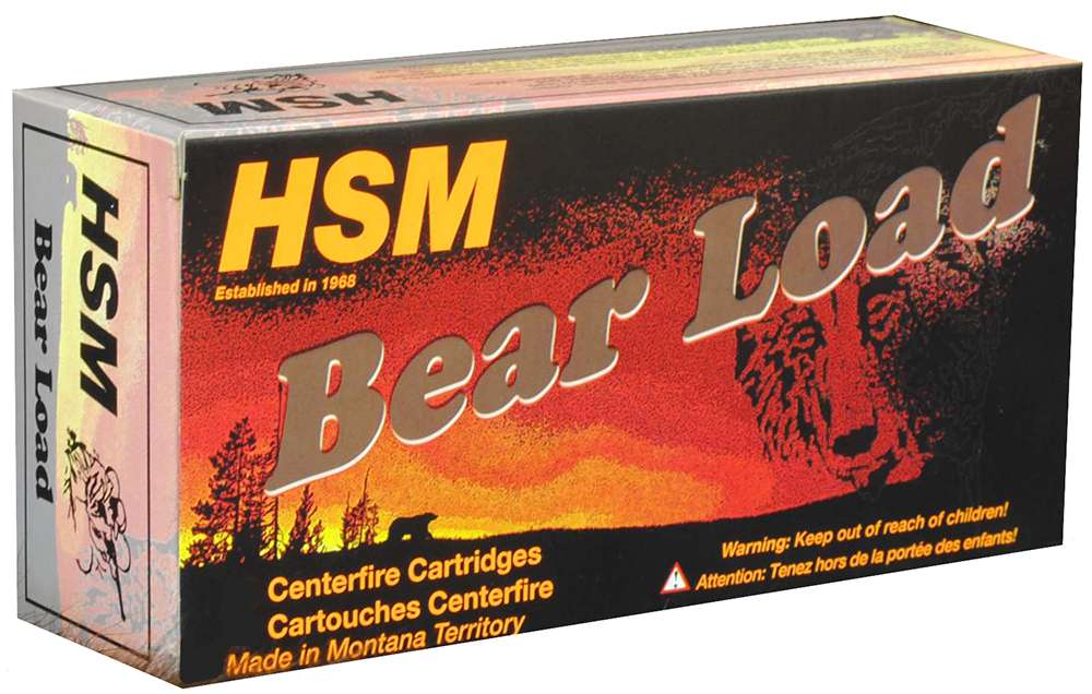 HSM 454C4N Bear Load 454 Casull 325 gr Wide Flat Nose (WFN) Handgun Ammo - 50 Rounds