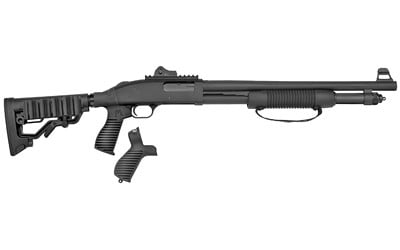 Mossberg 590 SPX Pump Action 18.5" 12 Gauge, 3" Chamber, Blue Finish, Flex Rear End with Adjustable Stock and Pistol Grip, Picatinny Rail, 6Rd