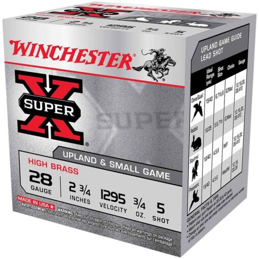 WINCHESTER 28G SPR X UPLAND #5 3/4OZ Shotgun Ammo - 25 Rounds - AR15 Discounts