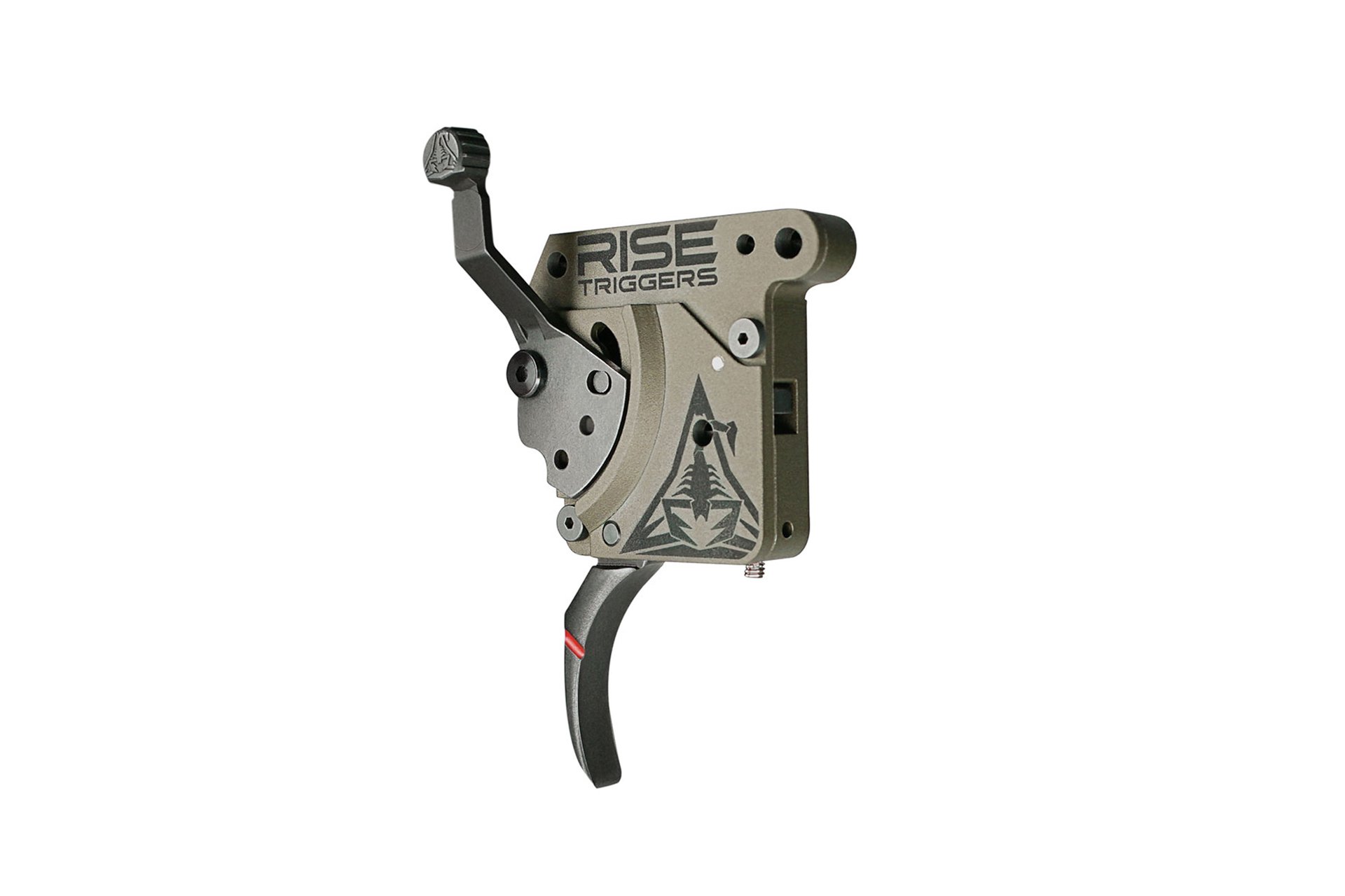 RISE Armament RA-735 Reliant Pro Trigger - Curved w/ Bolt Catch