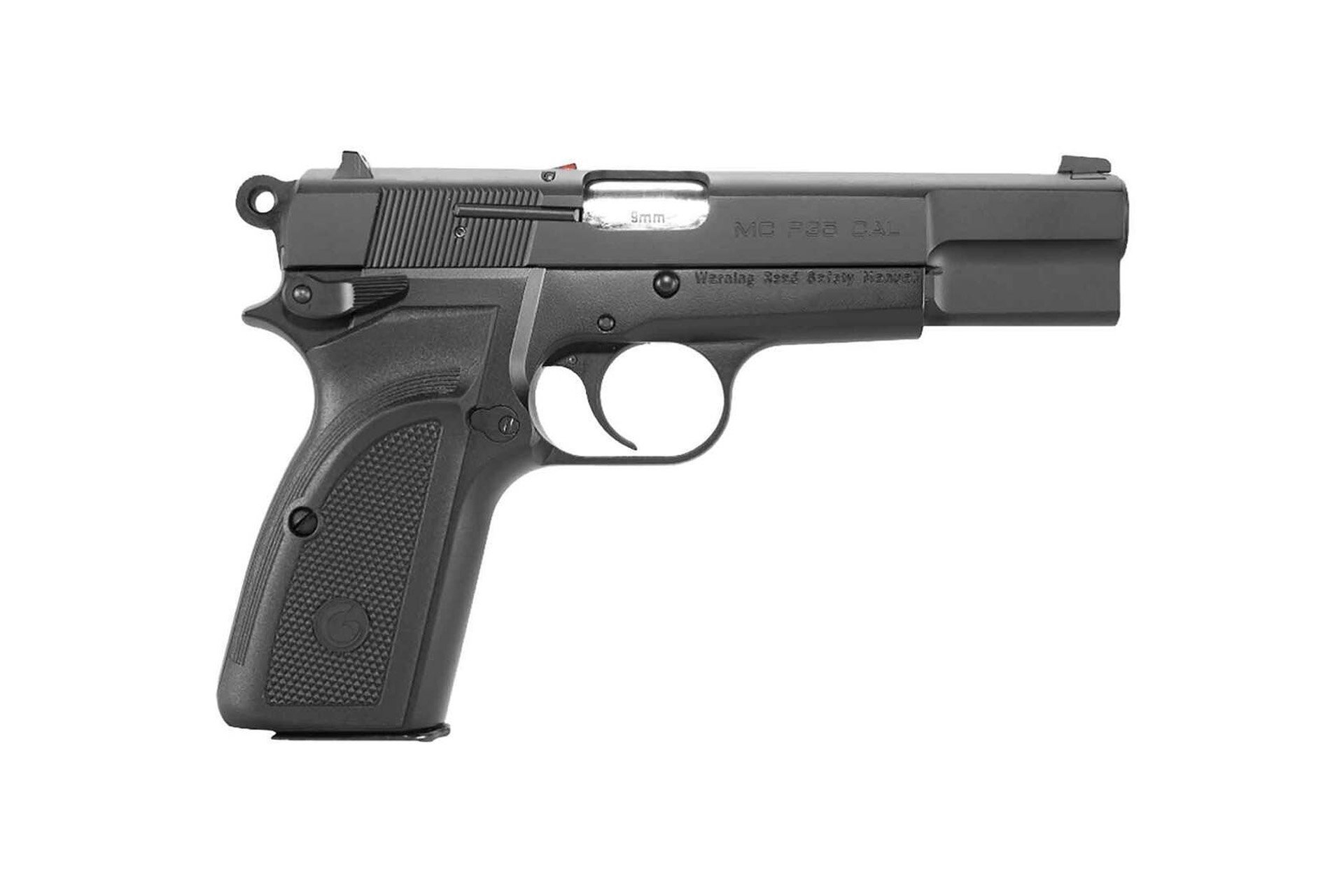 EAA Corp MC P35 9mm Single Action Semi-Auto California Compliant Pistol - 4.87" - Black