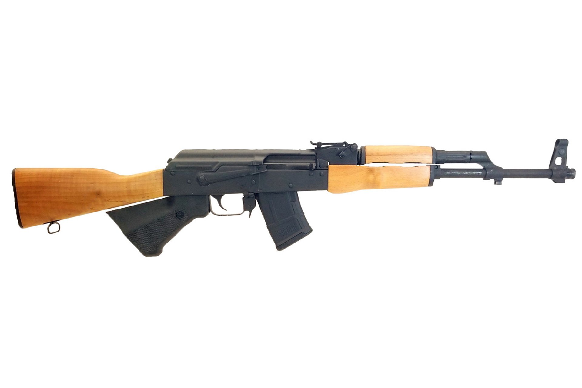 Century Arms WASR-10 *CA Compliant 7.62x39mm 16.25" 10+1 Black Rec/Barrel Hardwood Stock