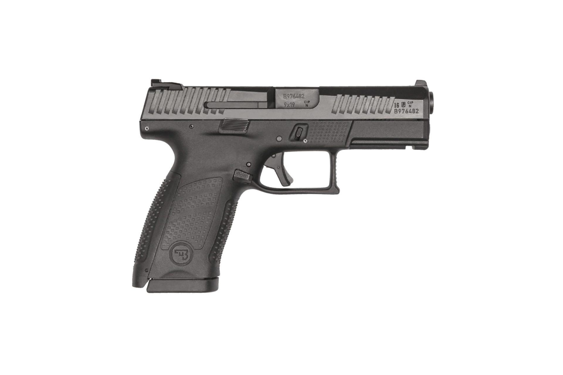 CZ P-10 C Blue/Black 4.02" 9mm Pistol - Blue/Black, 4.02" Barrel, 10+1 Rounds, Polymer Grips