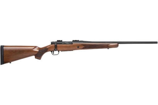 Mossberg Patriot 22 270 Walnut - Blue/Black, 22" Barrel, 5+1 Rounds, Walnut Stock - 