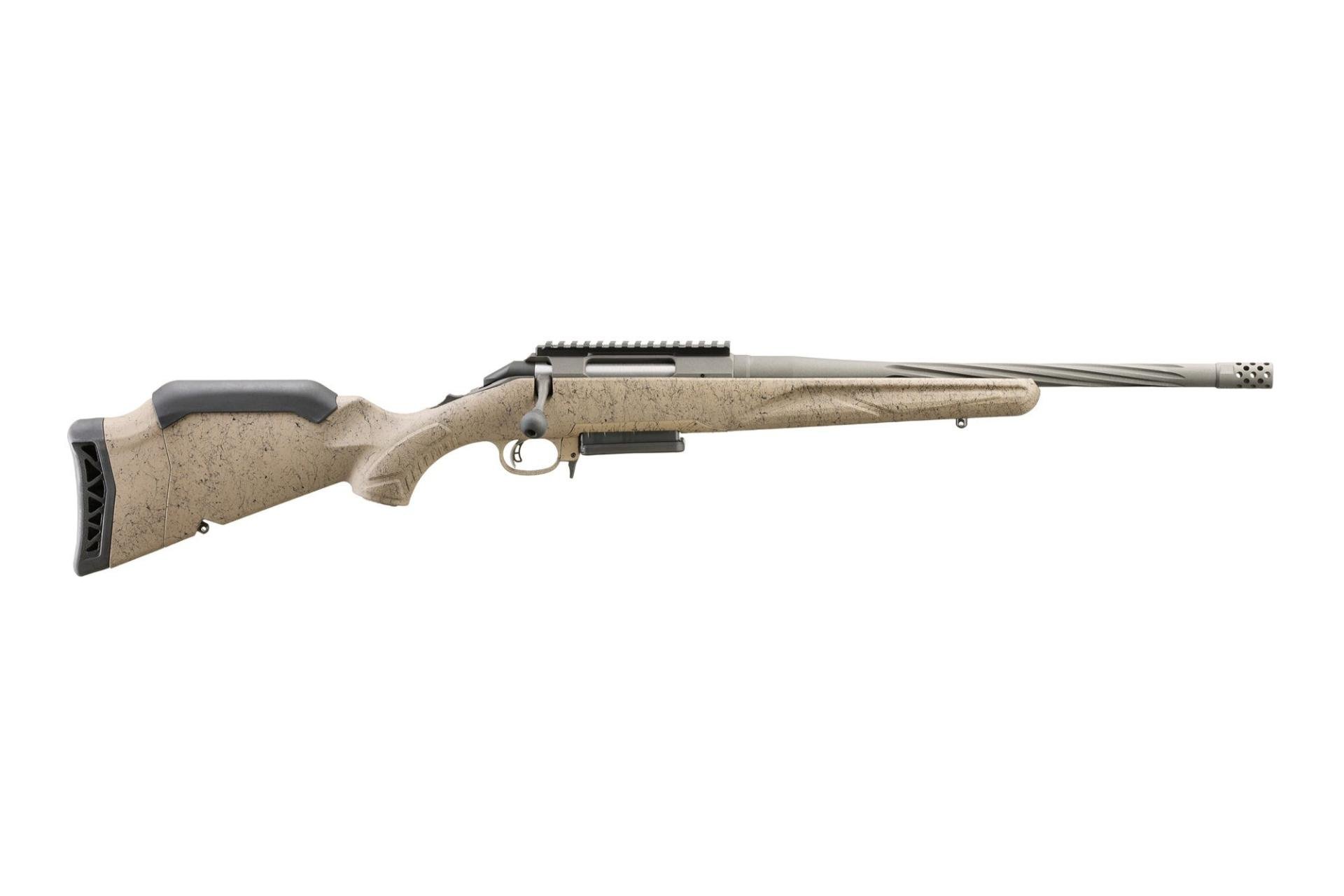 Ruger 46928 American Predator Gen II Full Size 6.5 Creedmoor 3+1 16.10" Cobalt Cerakote Spiral Fluted/Threaded Barrel, FDE