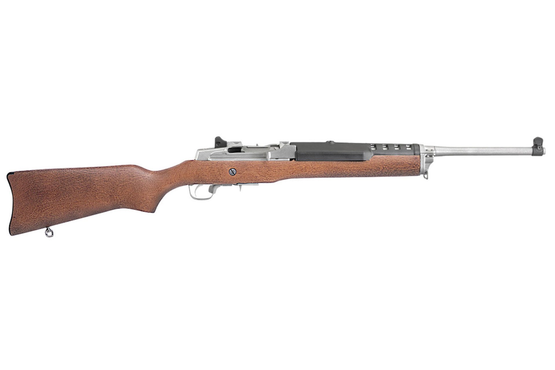 Ruger 5804 Mini-Thirty 7.62x39mm 18.50" 5+1 Matte Stainless Hardwood Right Hand