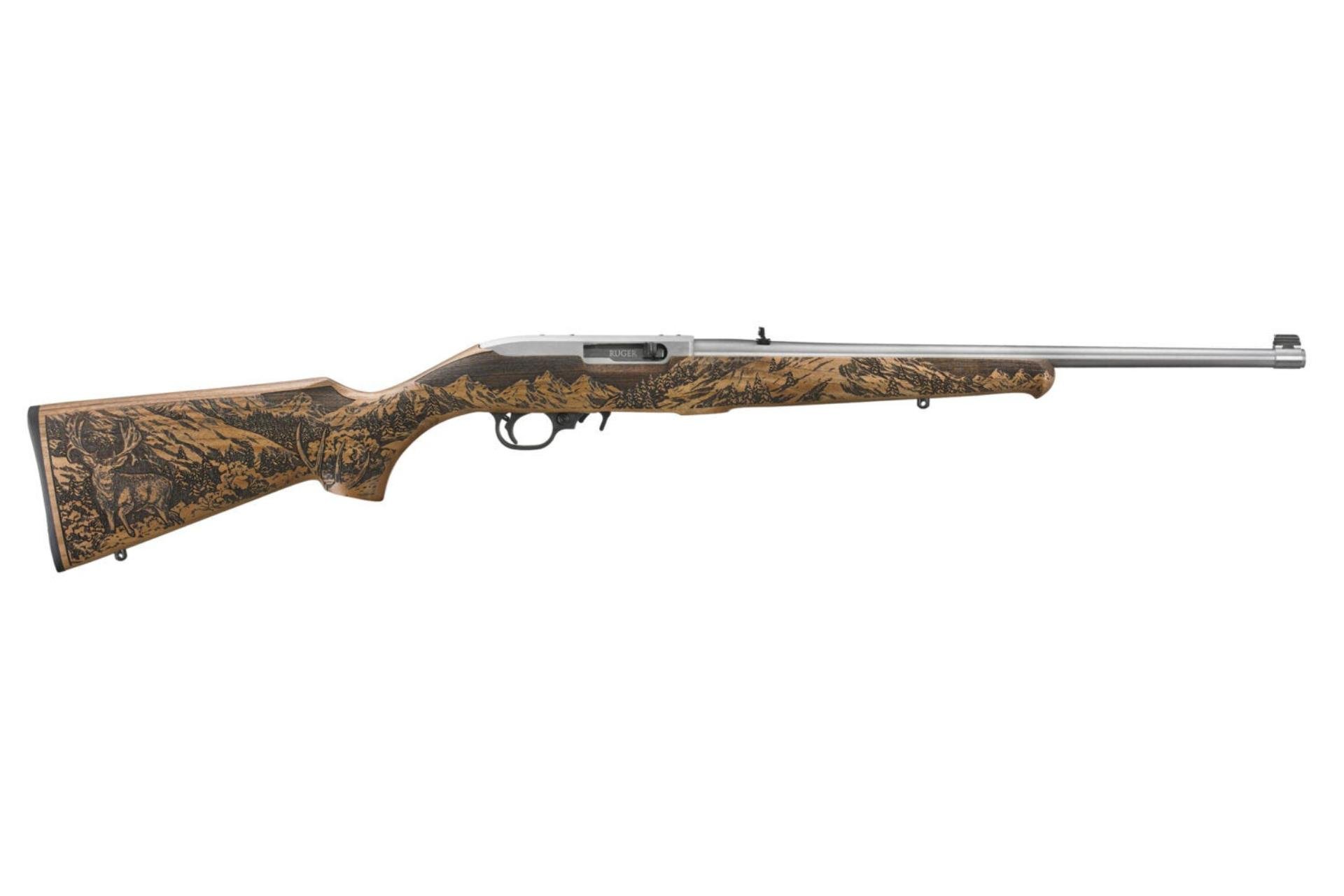 Ruger Mule Deer 22LR Semi-Automatic Rifle - 18.5" Barrel, 10 Rounds