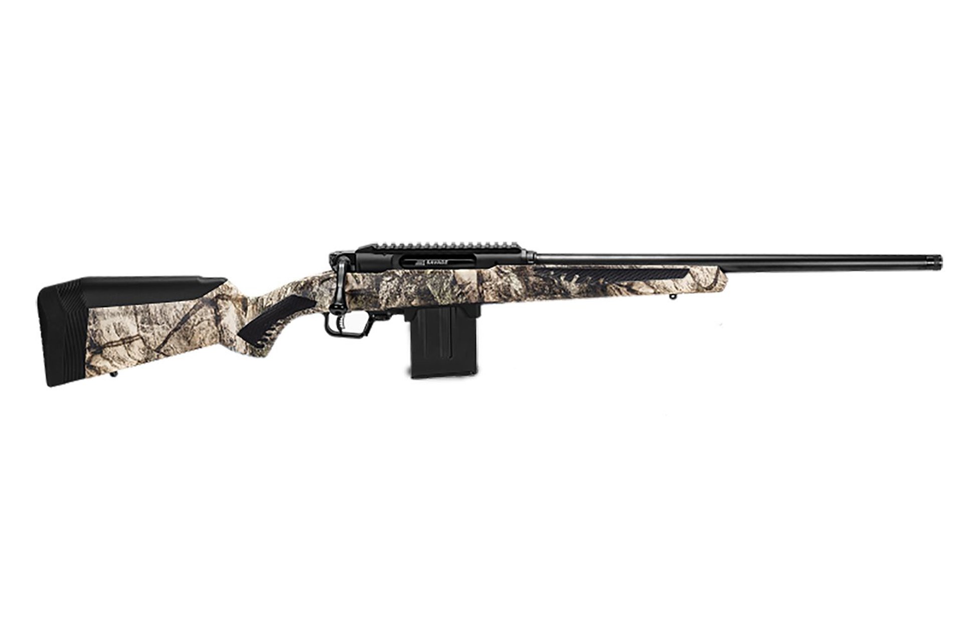 Savage 57660 Impulse Predator 20" 6.5 Creed 10+1 Matte Black, Mossy Oak Terra Gila Fixed AccuStock,  Detachable Mag