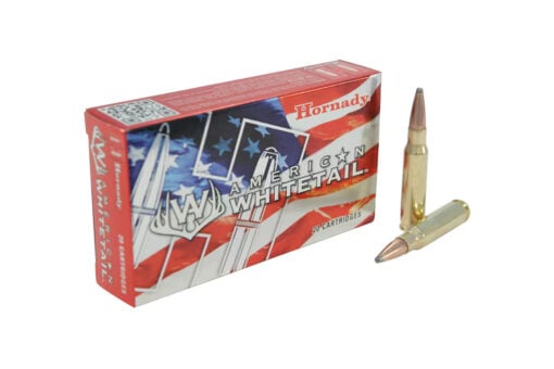 Hornady 80904 American Whitetail 308 Winchester Ammo 165 Grain Interlock Spire Point Rifle Ammo - 20 Rounds - 