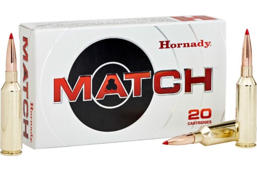 Hornady 81620 Match 6.5 PRC 147 gr Extremely Low Drag-Match (ELDM) Rifle Ammo - 20 Rounds