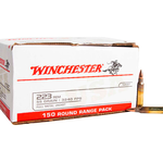 Winchester USA .223 Ammo 55 Grain FMJ USA White Box Rifle Ammo – 150 Rounds