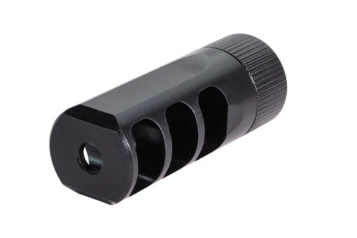 AR15 Discounts Faxon 5.56 MuzzLok 3-Port Muzzle Brake, Steel, QPQ Nitride - $49.95 at AR15 Discounts