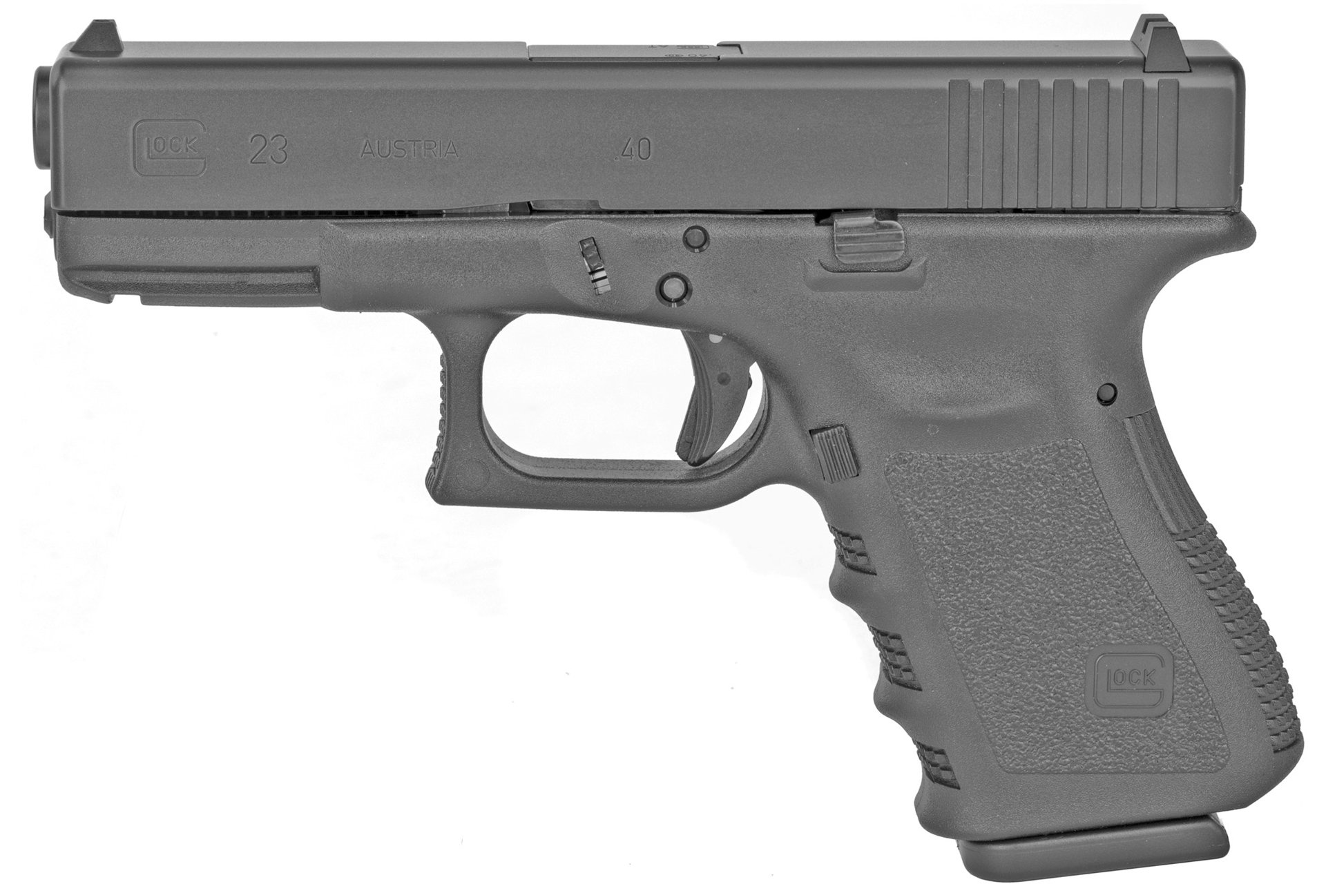 Glock PI2350201 G23 Gen3 *CA Compliant 40 S&W 4.02" 10+1 Black