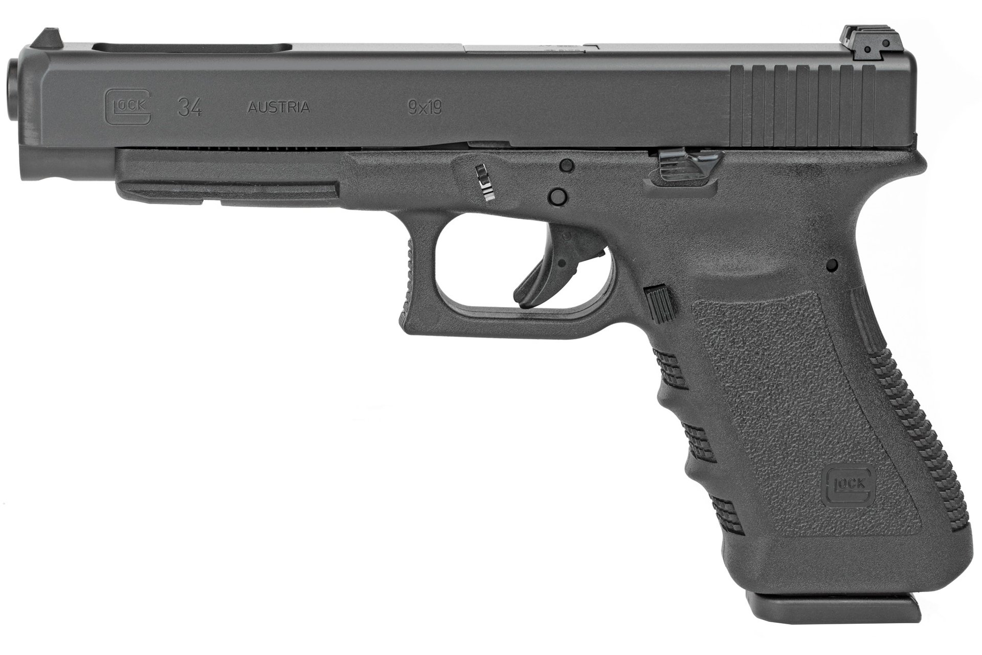 Glock PI3430101 G34 Gen3 *CA Compliant 9mm Luger 5.31" 10+1 - Black