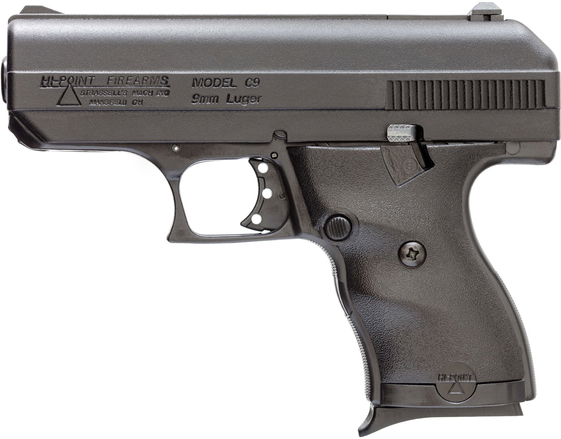 Hi-Point Firearms Model C-9 3.5" Striker Fired Compact 9MM 8Rd - Black