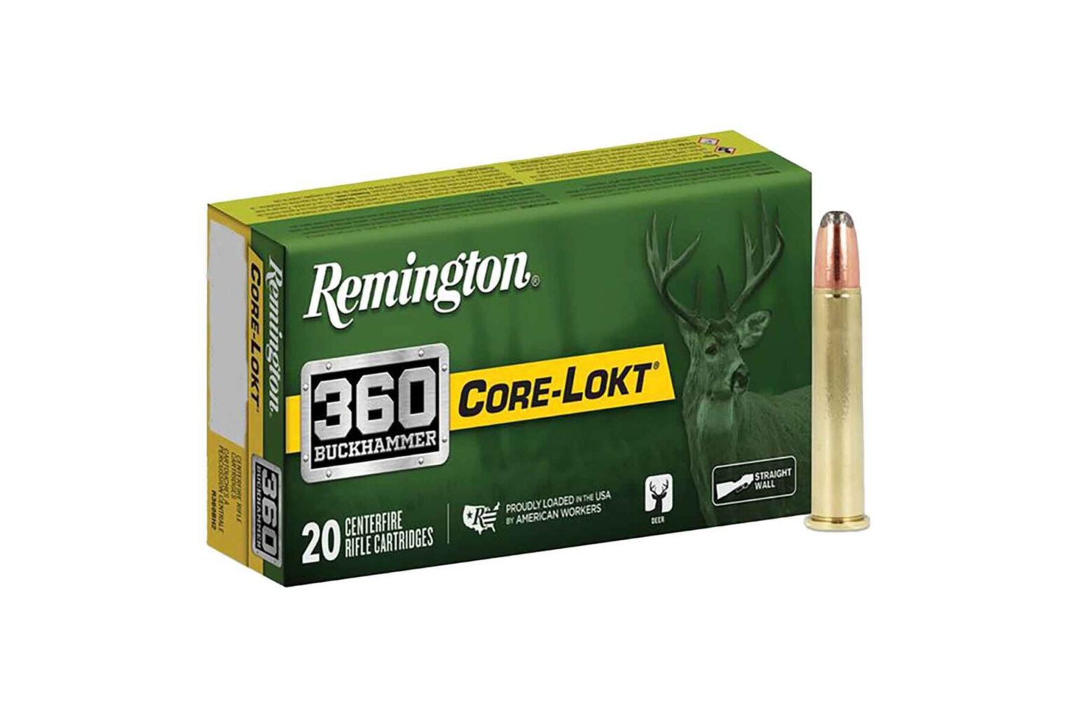 Soft Point - Remington Core-Lokt 360 Buckhammer 200 Grain Soft Point Rifle Ammo ...