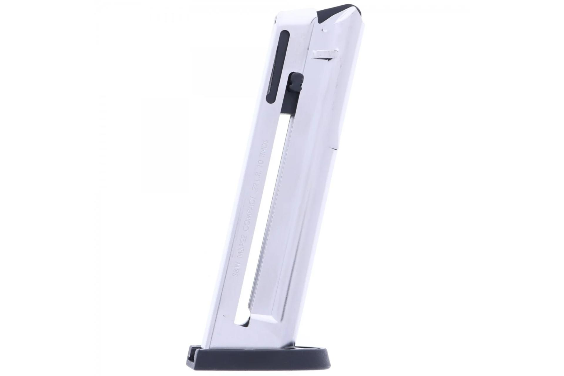 Smith & Wesson Magazine 22LR 10 Rounds Fits M&P22 Compact Stainless