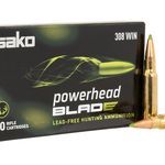 Sako JAS-PHB308W/162B 308 WIN 162 gr Powerhead Blade Rifle Ammo – 20 Rounds