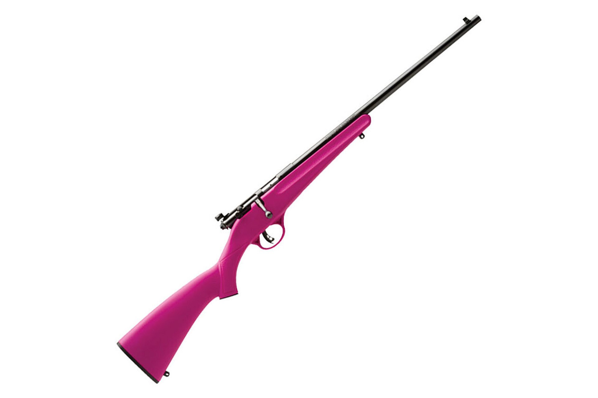 Savage Arms 13780 Rascal 16.10" 22 LR 1rd Cap Blued Rec/Barrel Bolt Action Rifle - Pink