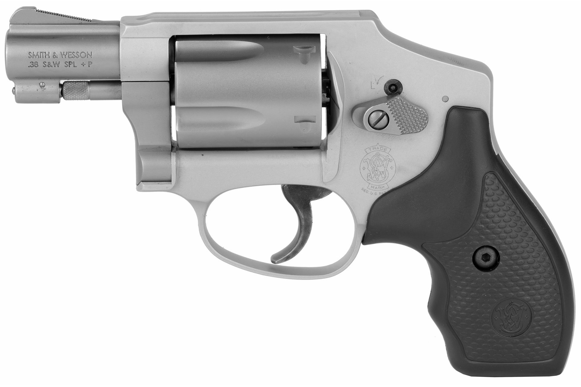 Smith & Wesson  1.875" Barrel 642 J-Frame Revolver 38 Special Integral Locking System - Matte Silver