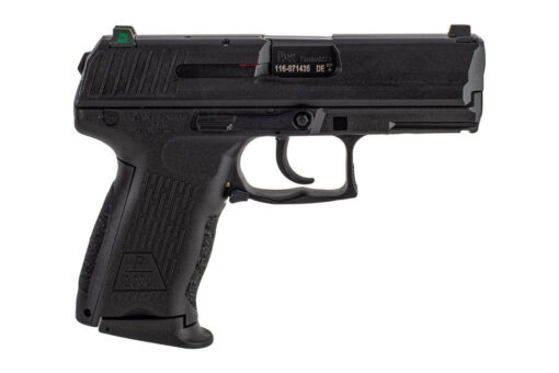HK P2000 V2 LEM Double Action Only Semiautomatic Polymer Frame Pistol Compact 9MM 366 Barrel Night Sights 10 Rds 3 Magazines  Black